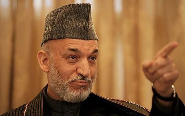 Hamid Karzai is the new leader of the country