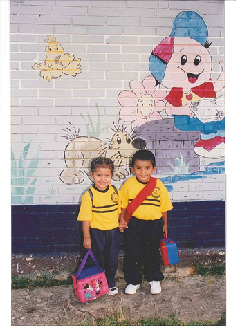 My first day in kindergarten