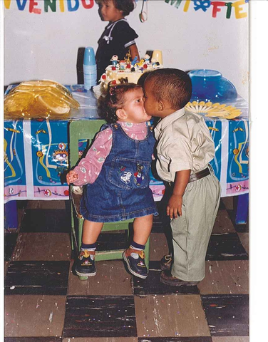 My first kiss