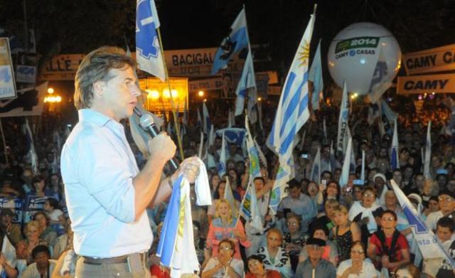 Cierre de campaña: Lacalle Pou