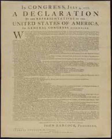 The Declaration of Indepenance