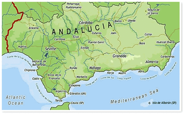 Reconquista de Andalucía y Valle del Guadalquivir.