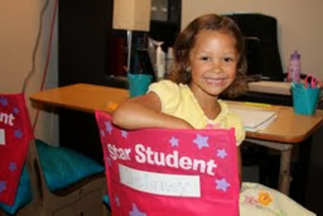 I was excited to start Kindergarten!