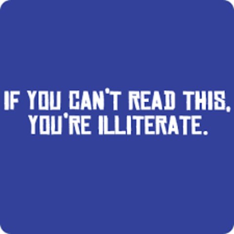 Illiterate