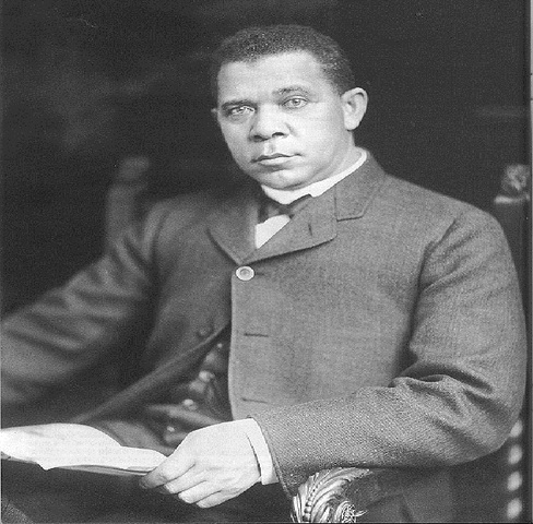 Booker T. Washington delivers his Atlanta Compromise