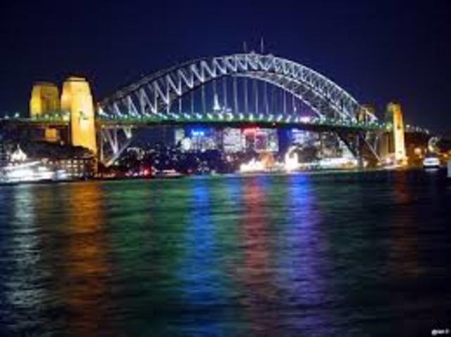 Harbour Bridge built
