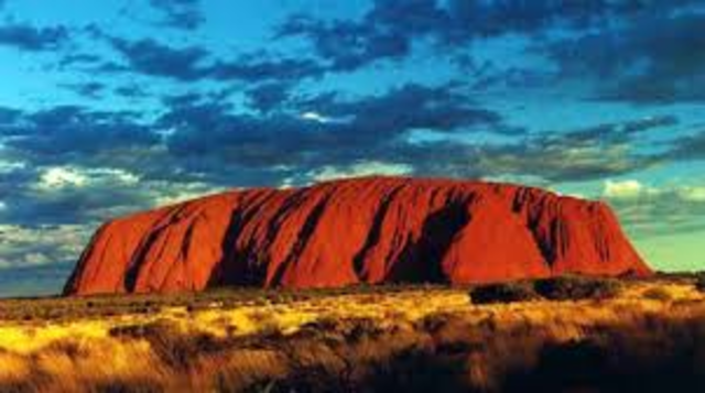 Ayers Rock is first sighted by Europeans.