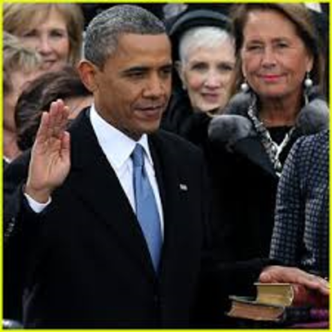 Barack Obama sworn in as the 44th President of the United States