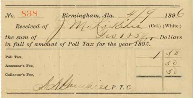 Poll Tax & Literacy Tests