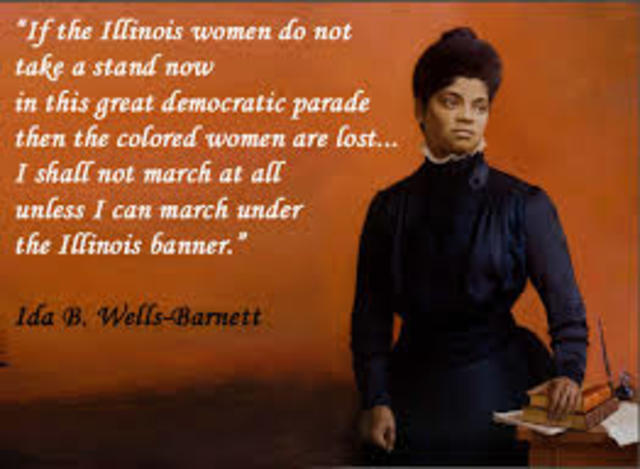 Ida B. Wells Publishs Pamphlet