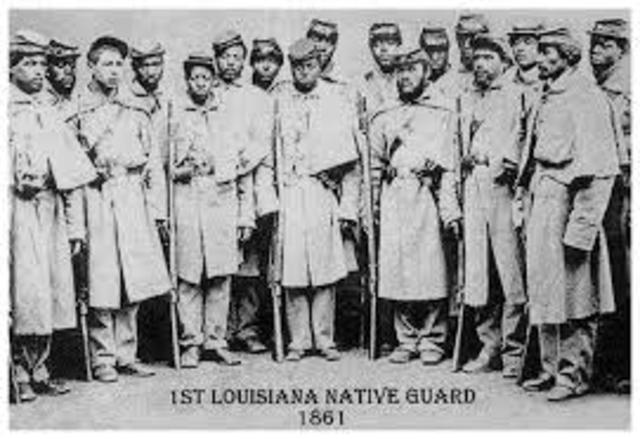 1st North American Military Unit with African American Officers