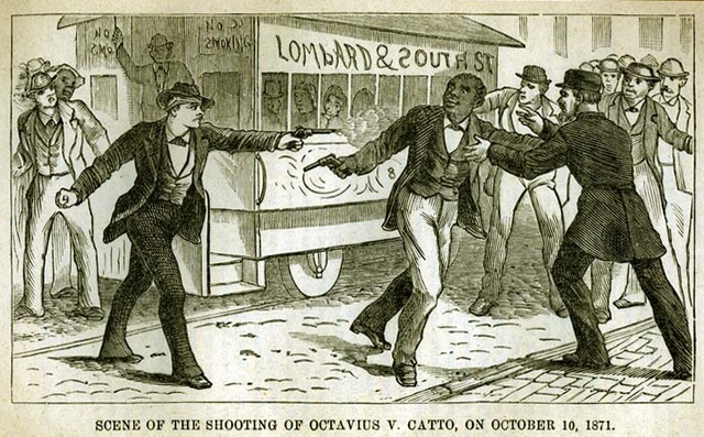 Octavius Catto murdered on Election Day in Philadelphia