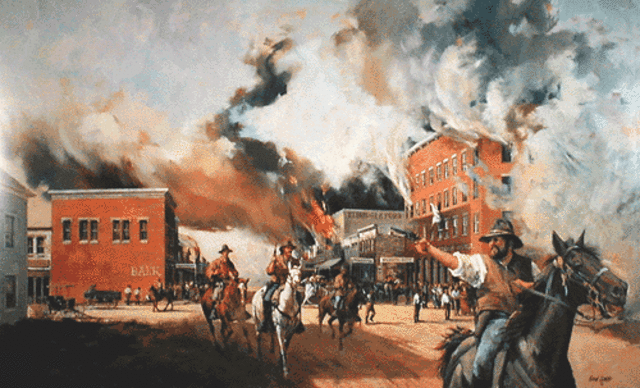 The Sacking of Lawrence in Bleeding Kansas