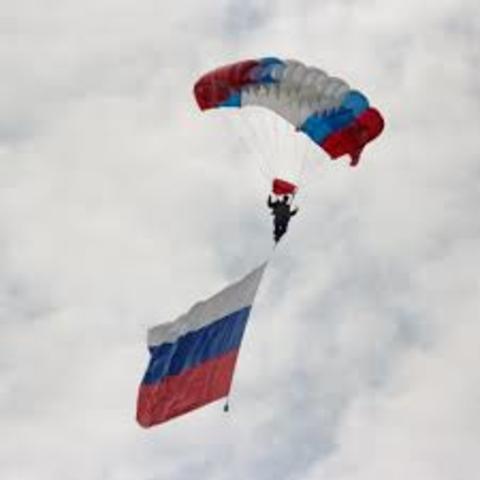First Soviet troops parachute into Kabul