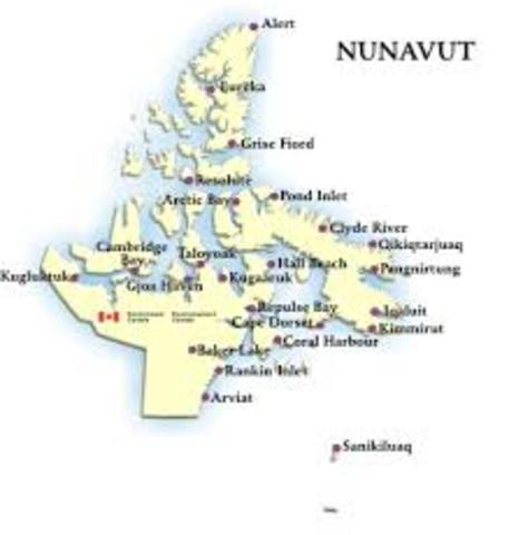 Nunavut joins Confederation