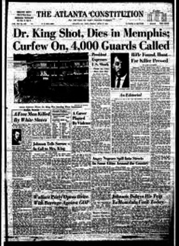 Memphis, MLK assassination and the Poor People's March