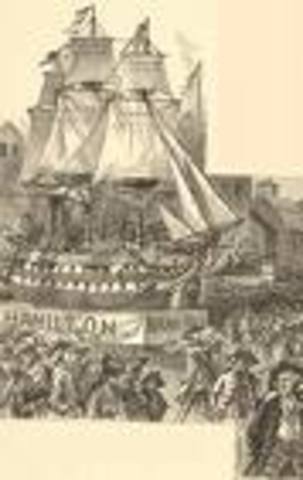 Adoption of the Civil Constitution of the Clergy.