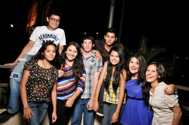 A los 12, 13 años. La secundaria.