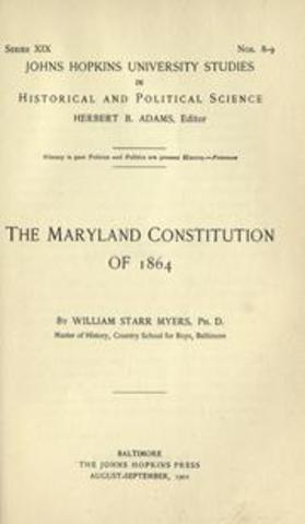 Maryland Constitution of 1864