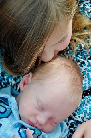 My baby brother Corbin was born