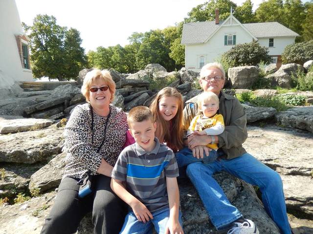 Marblehead with my brothers and grandparents