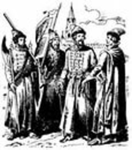 Прибытие патриарха Иеремии 2 в Россию