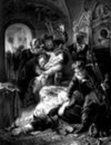 кончина царя Бориса Годунова