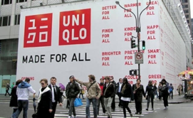 UNIQLO grew around Japan