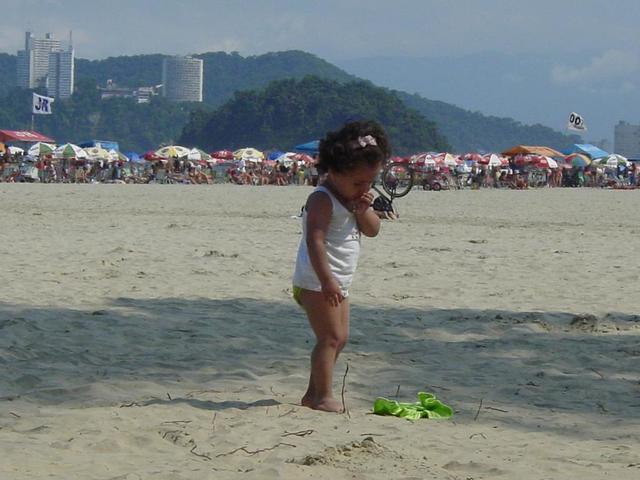 Primeira vez na praia
