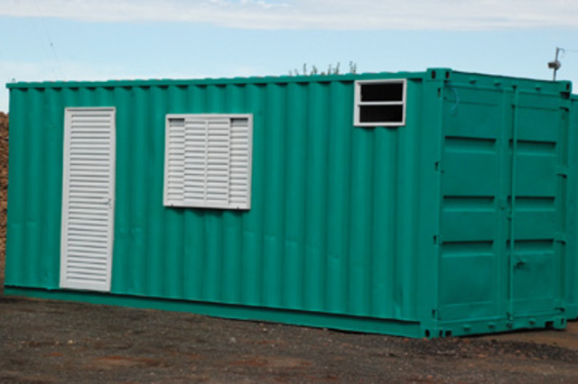 Contêineres abrigarão as primeiras famílias realocadas