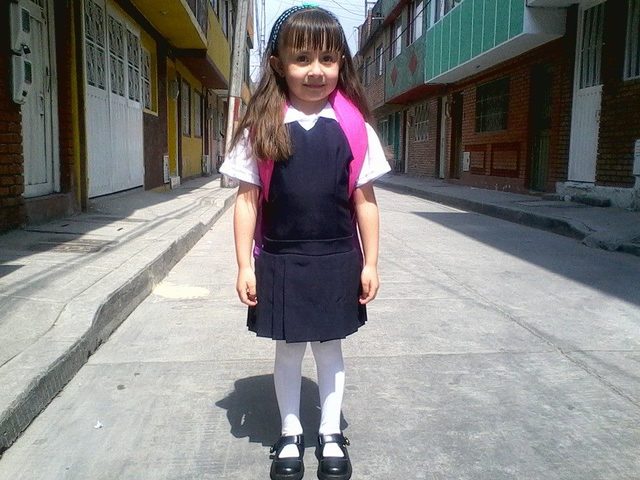 she came to study at school nice patio