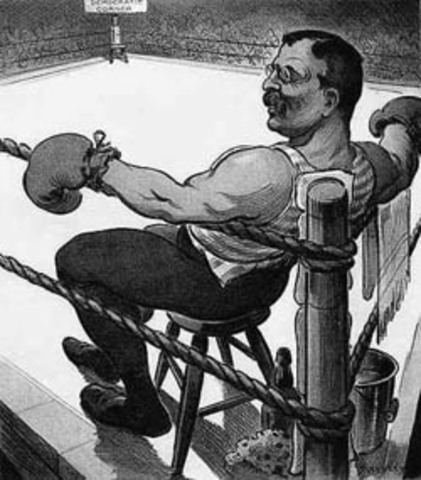 Roosevelt virtually blind in one eye