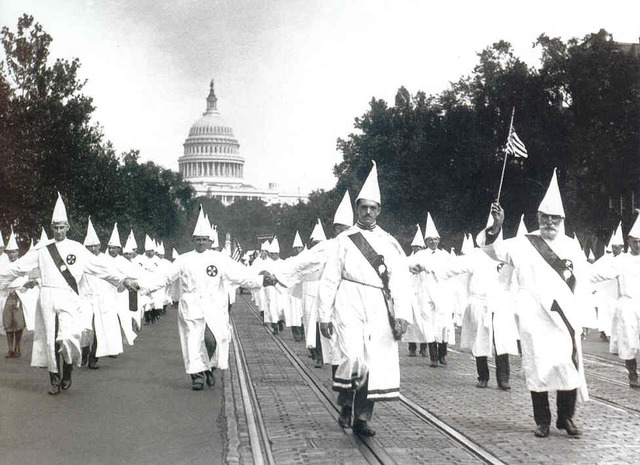 Ku Klux Klan marches