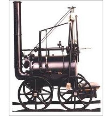 Primera locomotora a vapor