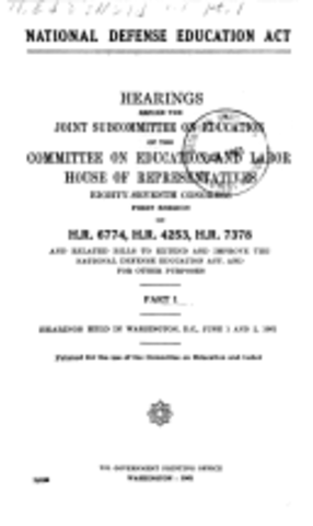 National Defense Education Act