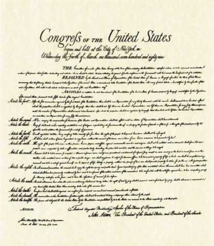 The Bill of Rights was added to the Constitution