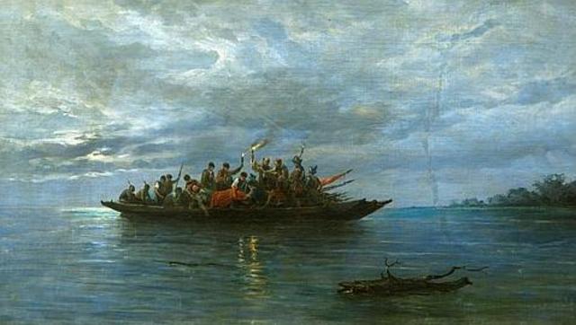 Descubrimiento del río Mississippi de Hernando de Soto