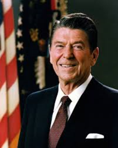 Ronald Reagan becomes President