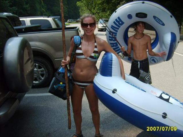 ... a tube and a stick...