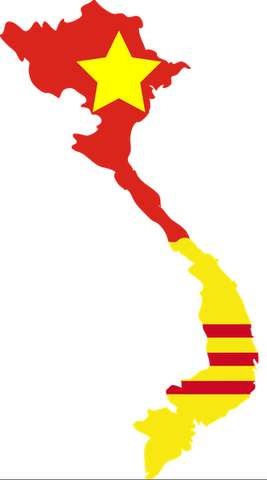 Vietnam is divided