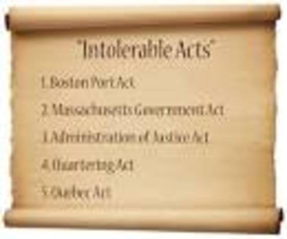The Intolerable Acts