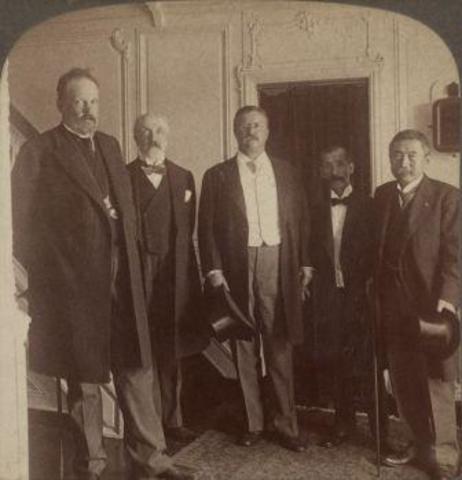 Theodore Roosevelt Awarded Nobel Peace Prize