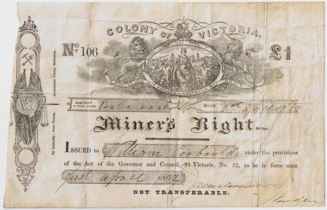 Miners Licence Protest