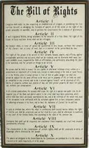 Bill of Rights Signed