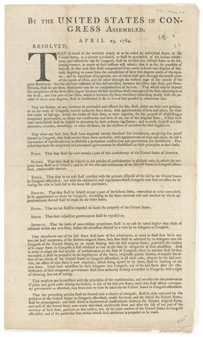 Land Ordinance of 1785