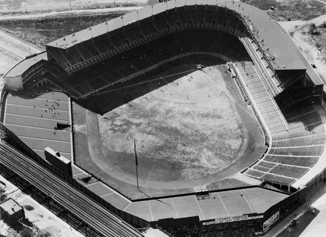 Yankee Stadium is constructed