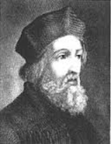 John Huss Burned at the Stake