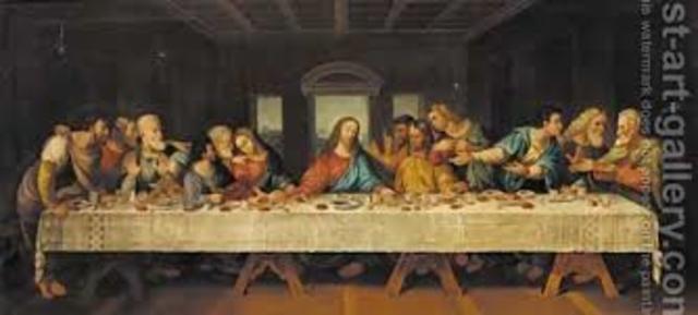 Da vinci painted the last supper