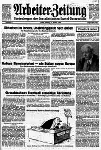 The Arbeiter-Zeitung offices were raided