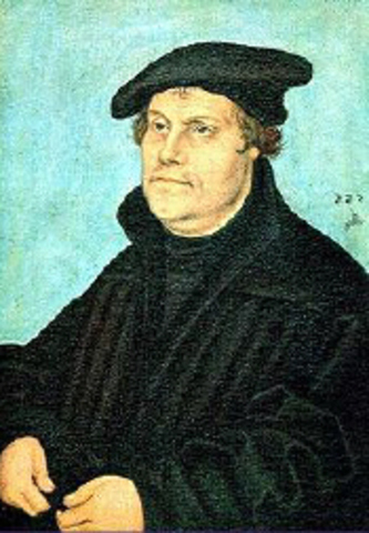 Martin Luther wrote the 95 Thesis.